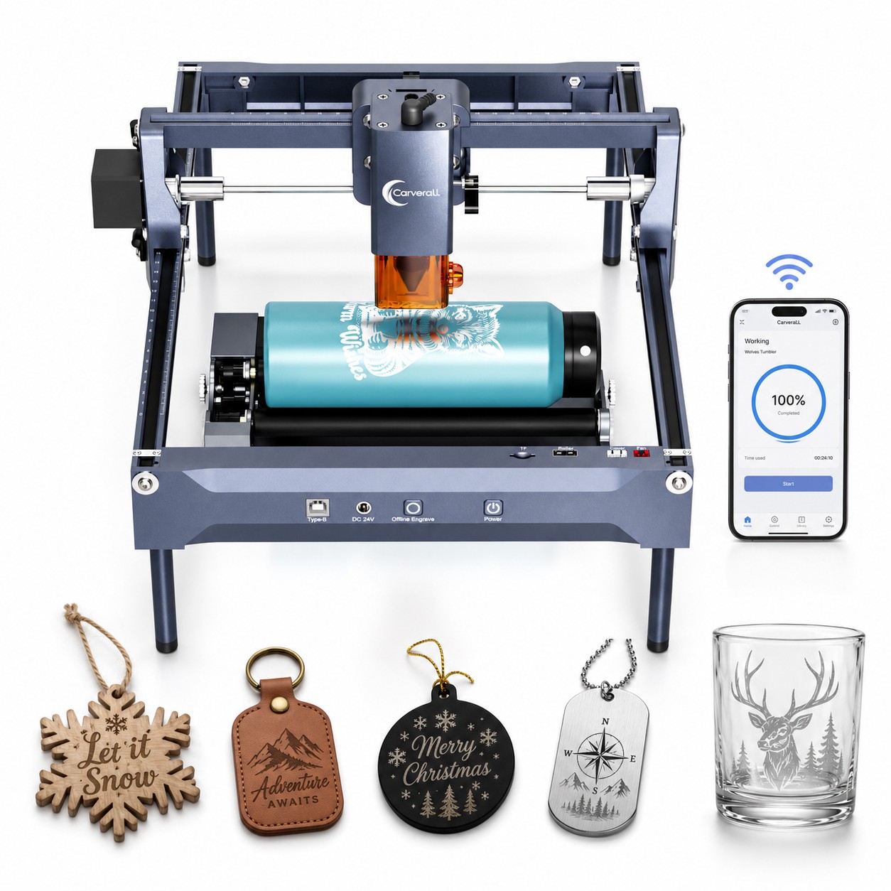 Industrial Laser Cutting Machine - Máquina de Gravação Laser K15PRO 5W