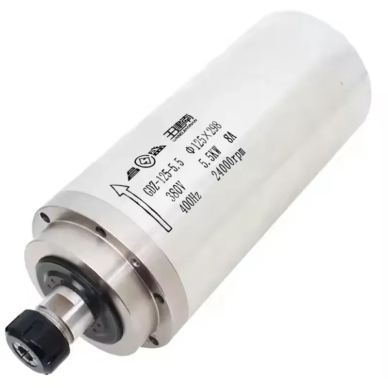 Cnc Spindle Motor - GDZ-125-5.5 12A 220V 24000rpm Motor de