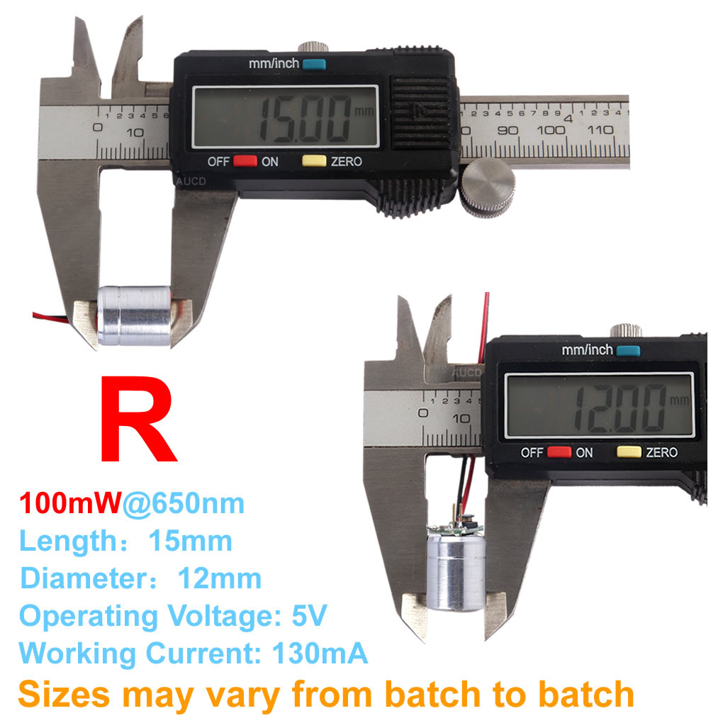 Módulo Laser RGB Φ12x15mm DC 5 - Industrial Laser Module avaliação e preço