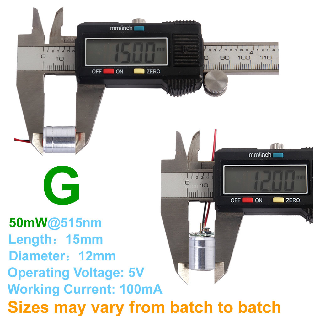 Módulo Laser RGB Φ12x15mm DC 5 - Industrial Laser Module avaliação e preço