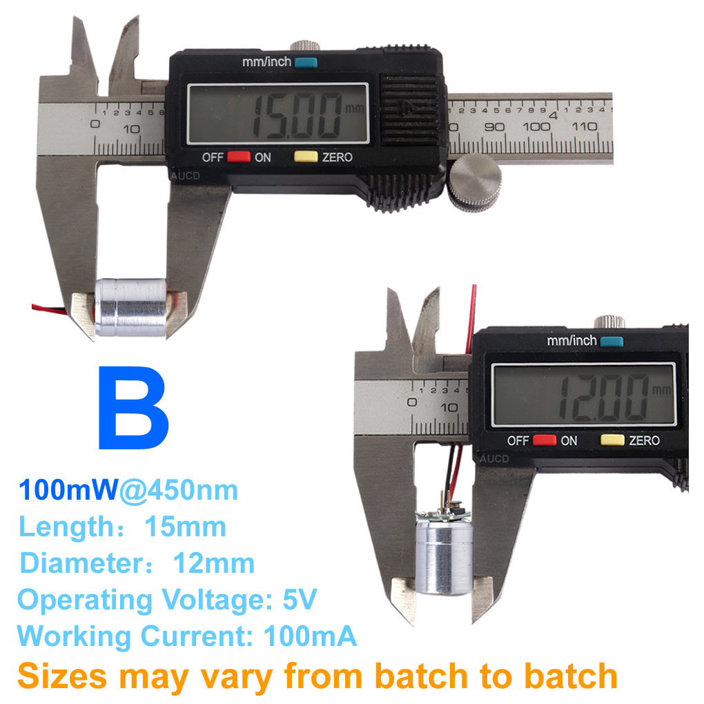 Módulo Laser RGB Φ12x15mm DC 5 - Industrial Laser Module avaliação e preço