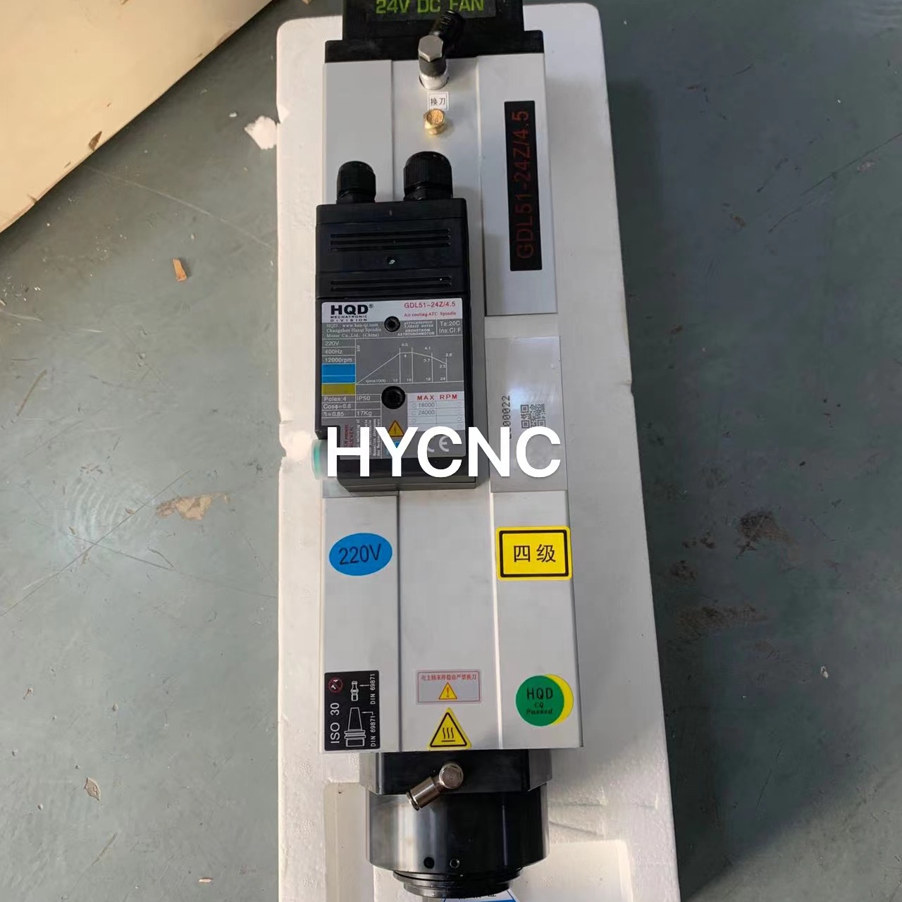 4.5 Kw Atc Eixo Iso30 Motor Bt - Cnc Spindle Motor avaliação e preço