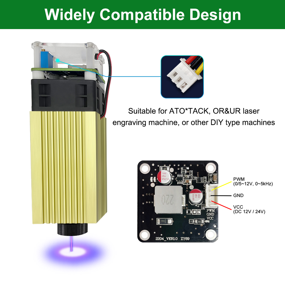 Árvore a laser 4w 5w módulo la - Industrial Laser Module avaliação e preço