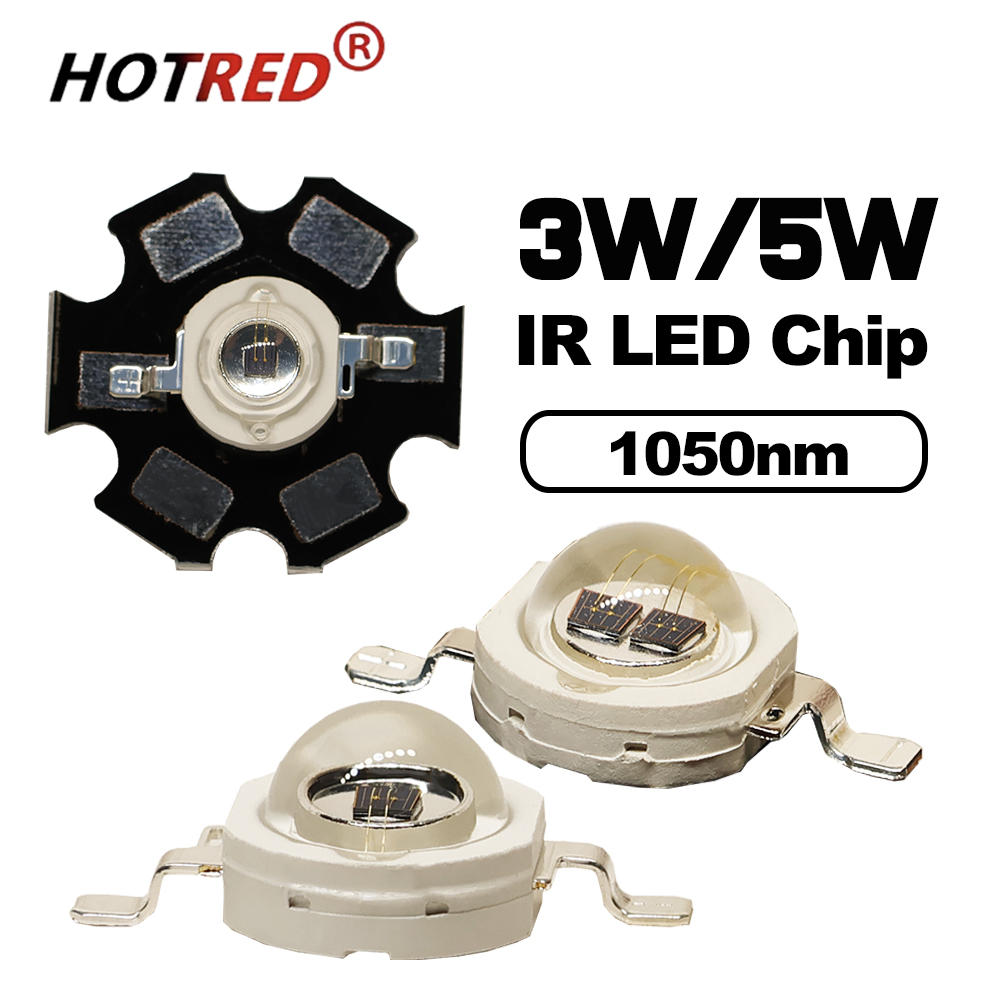 1-10 peças LED IR 3W 5W 1050nm - Industrial Laser Diode avaliação e preço