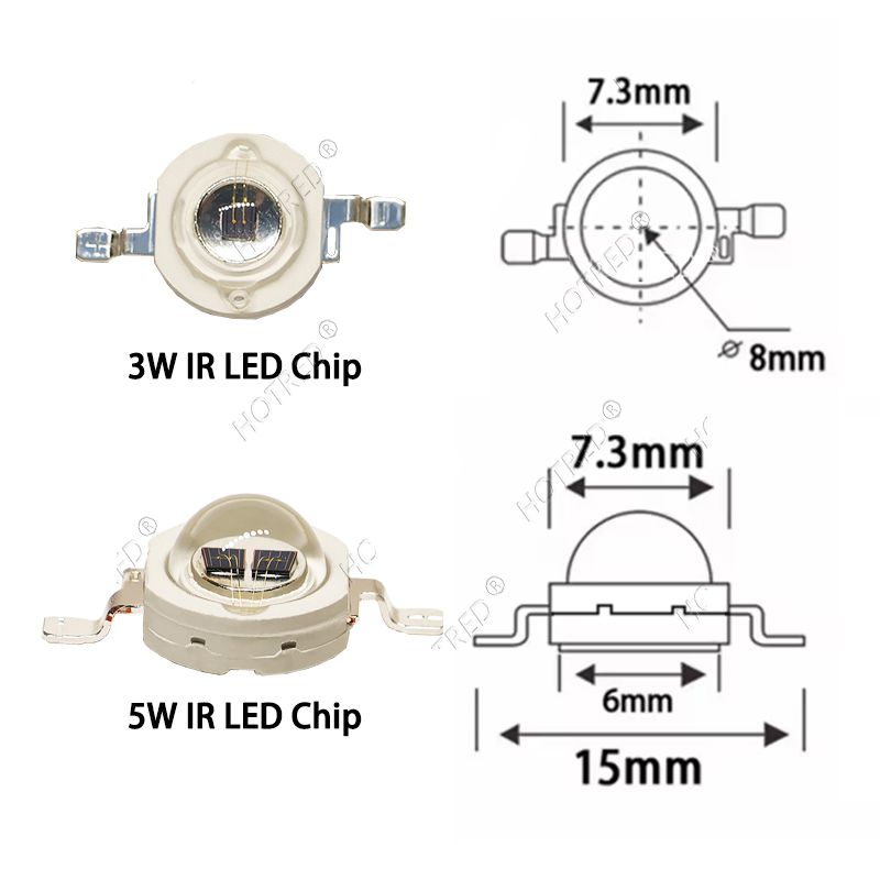 1-10 peças LED IR 3W 5W 1050nm - Industrial Laser Diode avaliação e preço