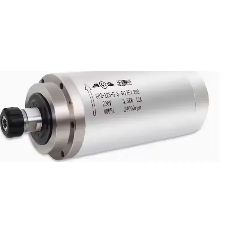 GDZ-125-5.5 12A 220V 24000rpm  - Cnc Spindle Motor avaliação e preço